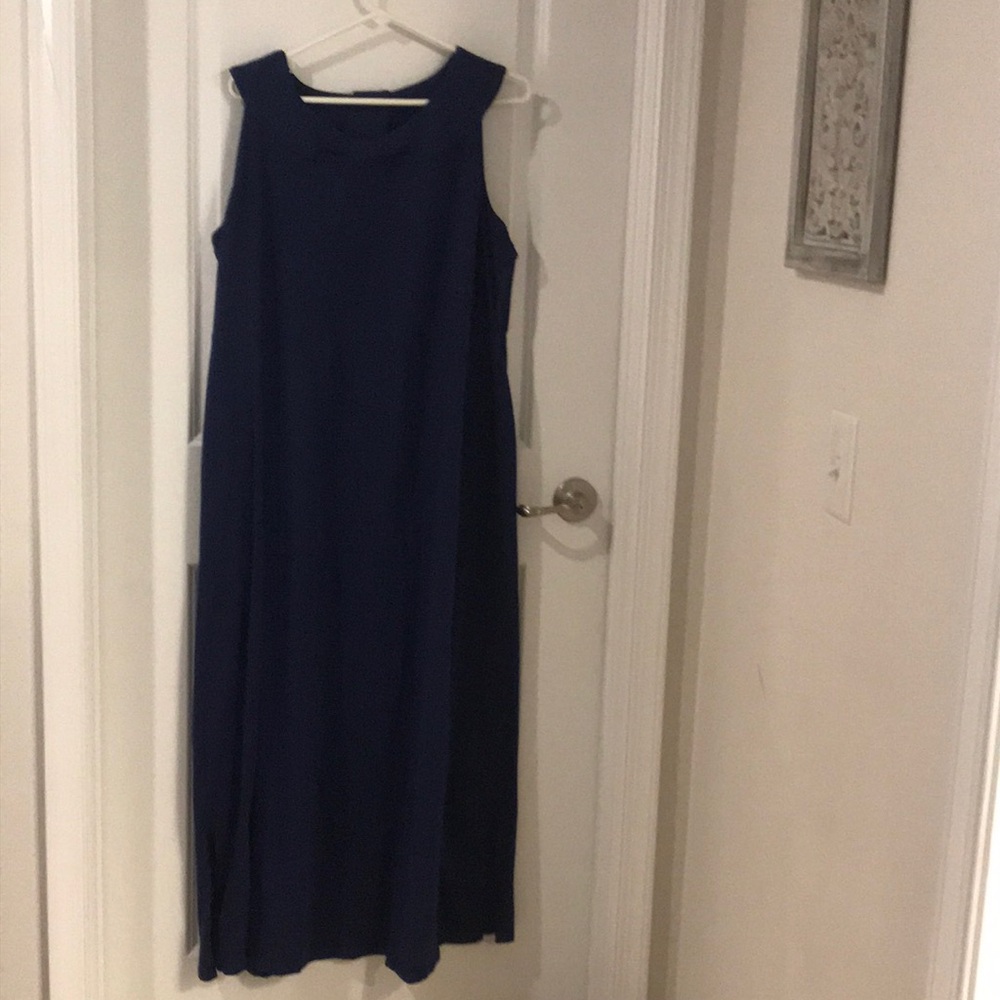 D&Co navy tank dress 1x
